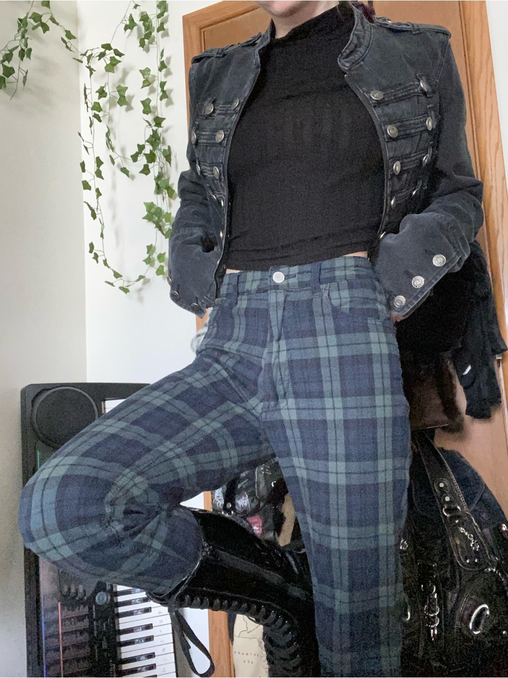 J. Galt Shanghai/Brandy Melville plaid Pants